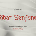 Tobar Senfonea Font Poster 3