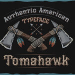 Tomahawk Font Poster 3