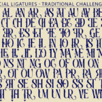 Traditional Challenges Font Poster 9