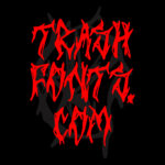 Trash Cadaver Font Poster 8