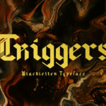 Triggers Font Poster 3