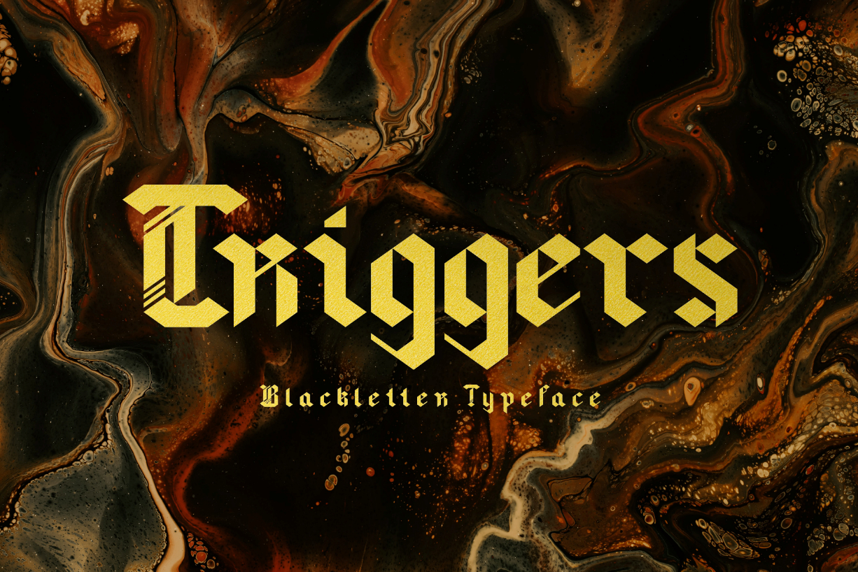 Triggers Font Poster 1