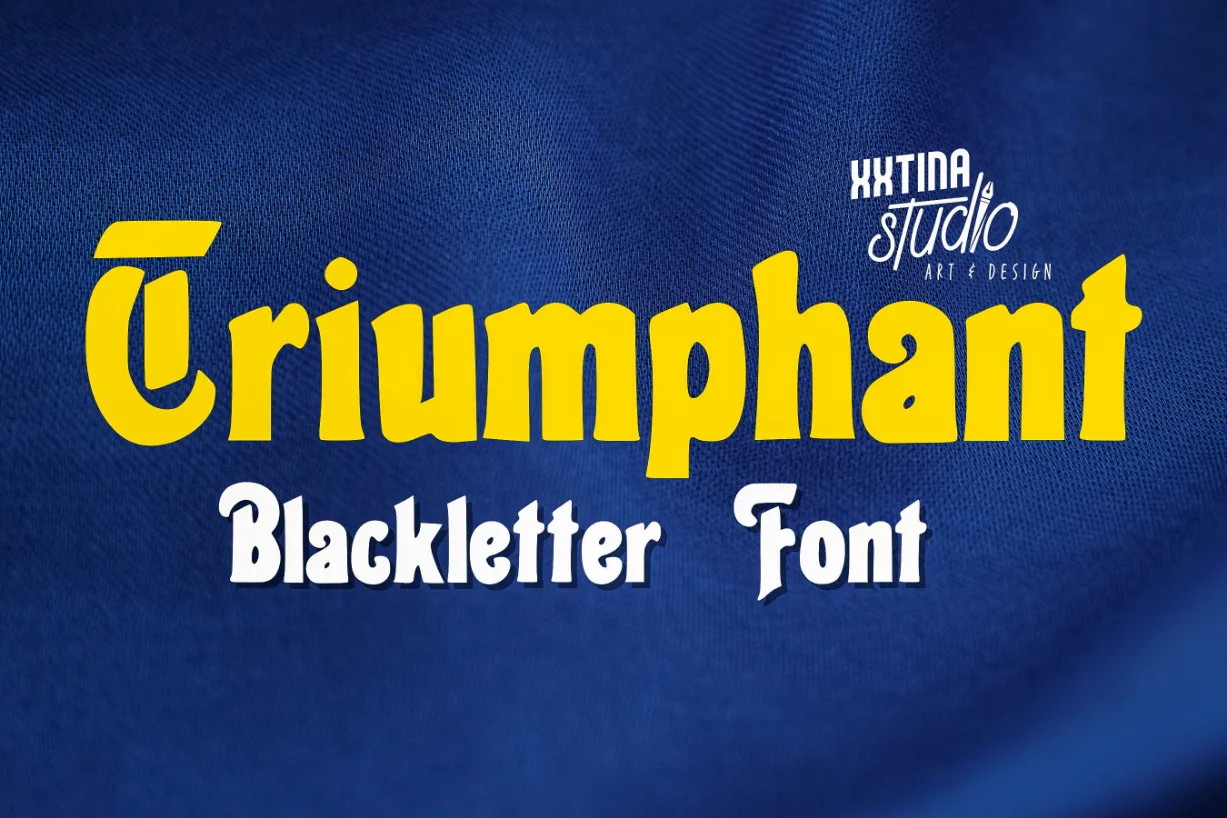 Triumphant Font Triumphant Font Poster 1