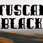 Tuscan Black Font Poster 3