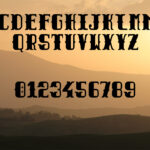 Tuscan Black Font Poster 4