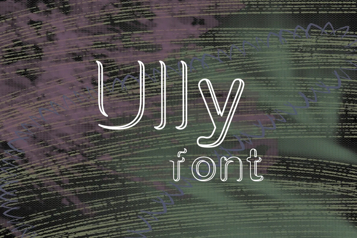 Ully Font Ully Font Poster 1
