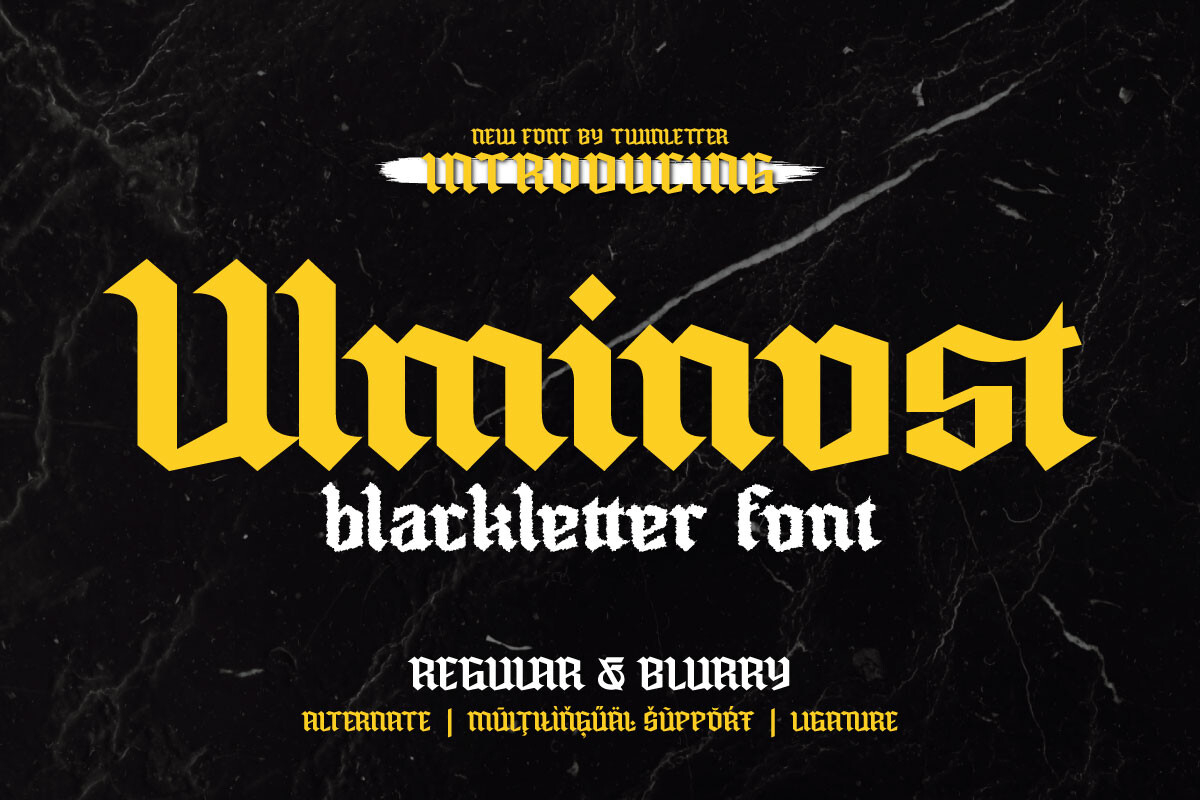 Ulminost Font Poster 1