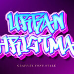 Urban Christmas Font Poster 3