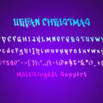 Urban Christmas Font Poster 7