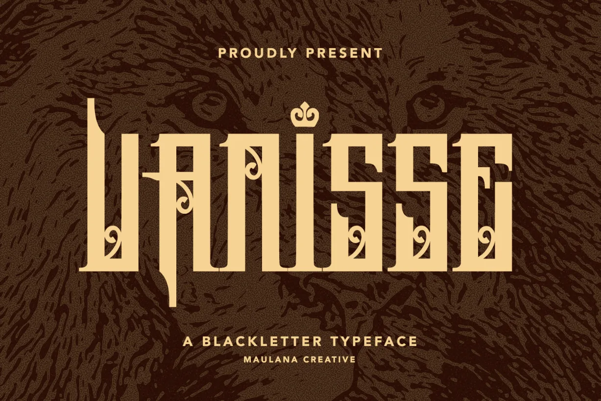 Vanisse Font Vanisse Font Poster 1