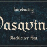 Vasavine Font Poster 3