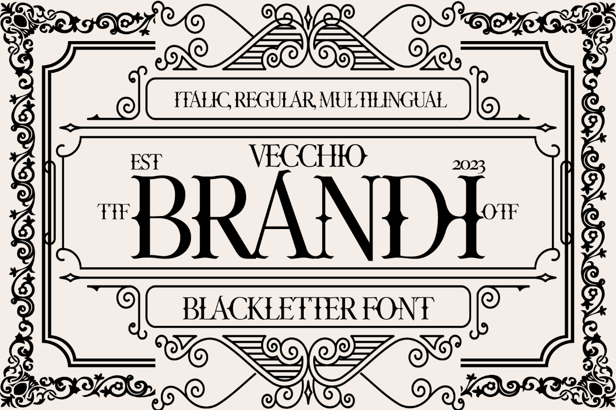 Vecchio Brandi Font