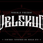 Velskud Font Poster 1