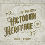 Victorian Heritage Font Poster 3
