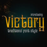 Victory Font Poster 3