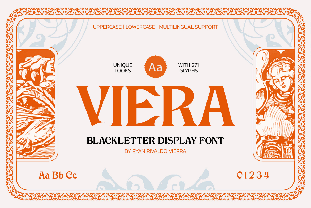 Viera Font Poster 1