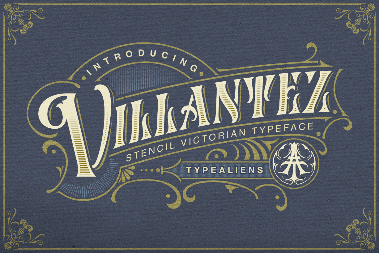 Villantez Font Poster 1