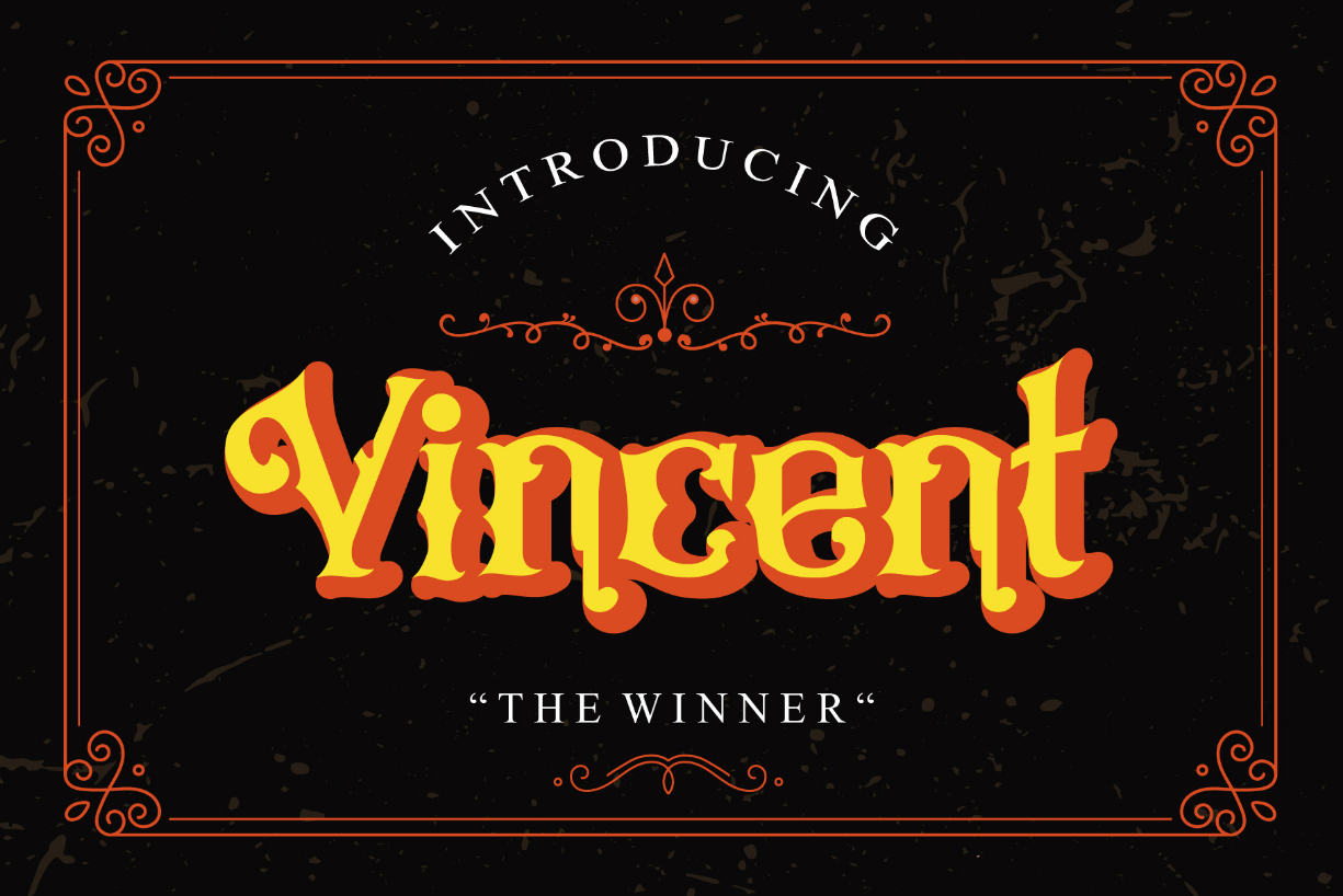 Vincent Font Poster 1