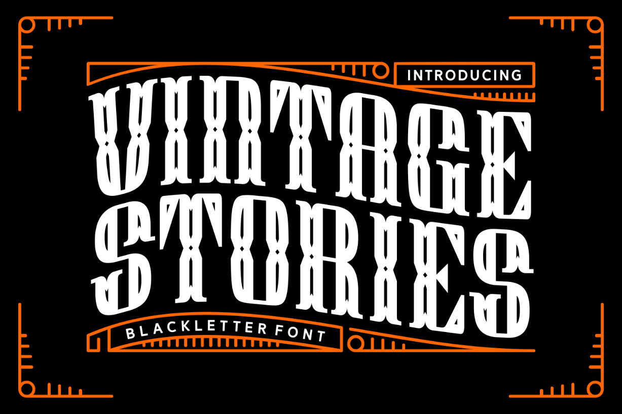 Vintage Stories Font Poster 1