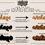 Vintage Voyage Font Poster 5