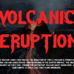 Volcano Power Font Poster 2