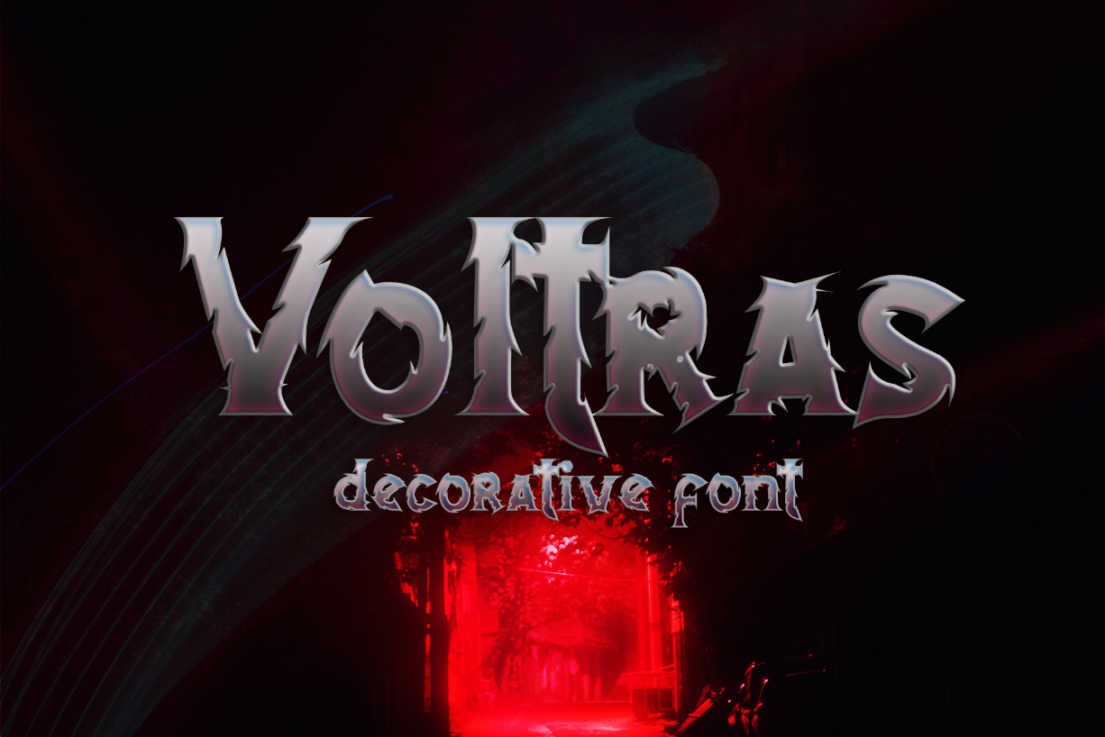 Voltras Font Poster 1