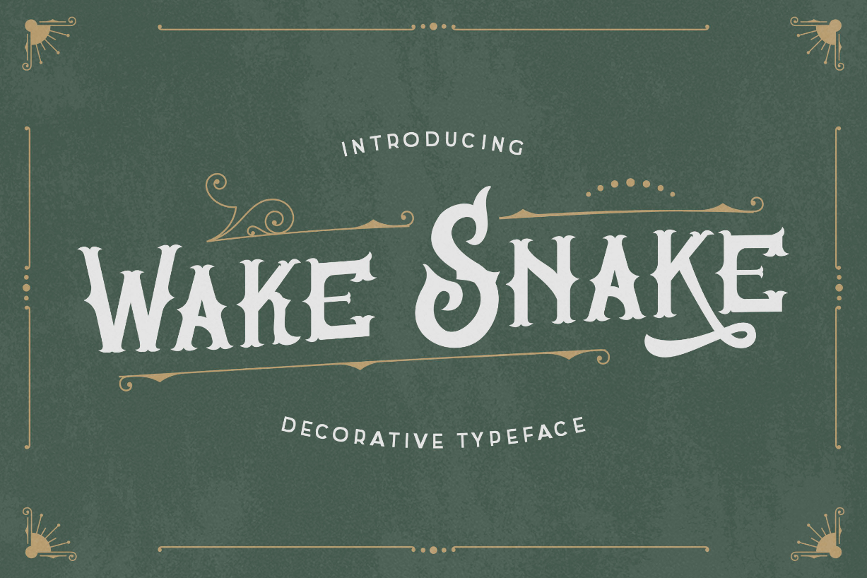 Wake Snake Font