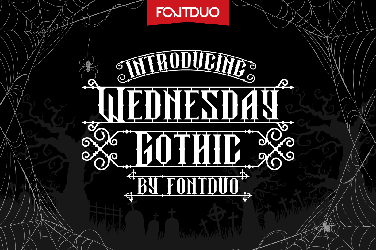Wednesday Gothic Font