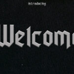 Welcome Font Poster 1