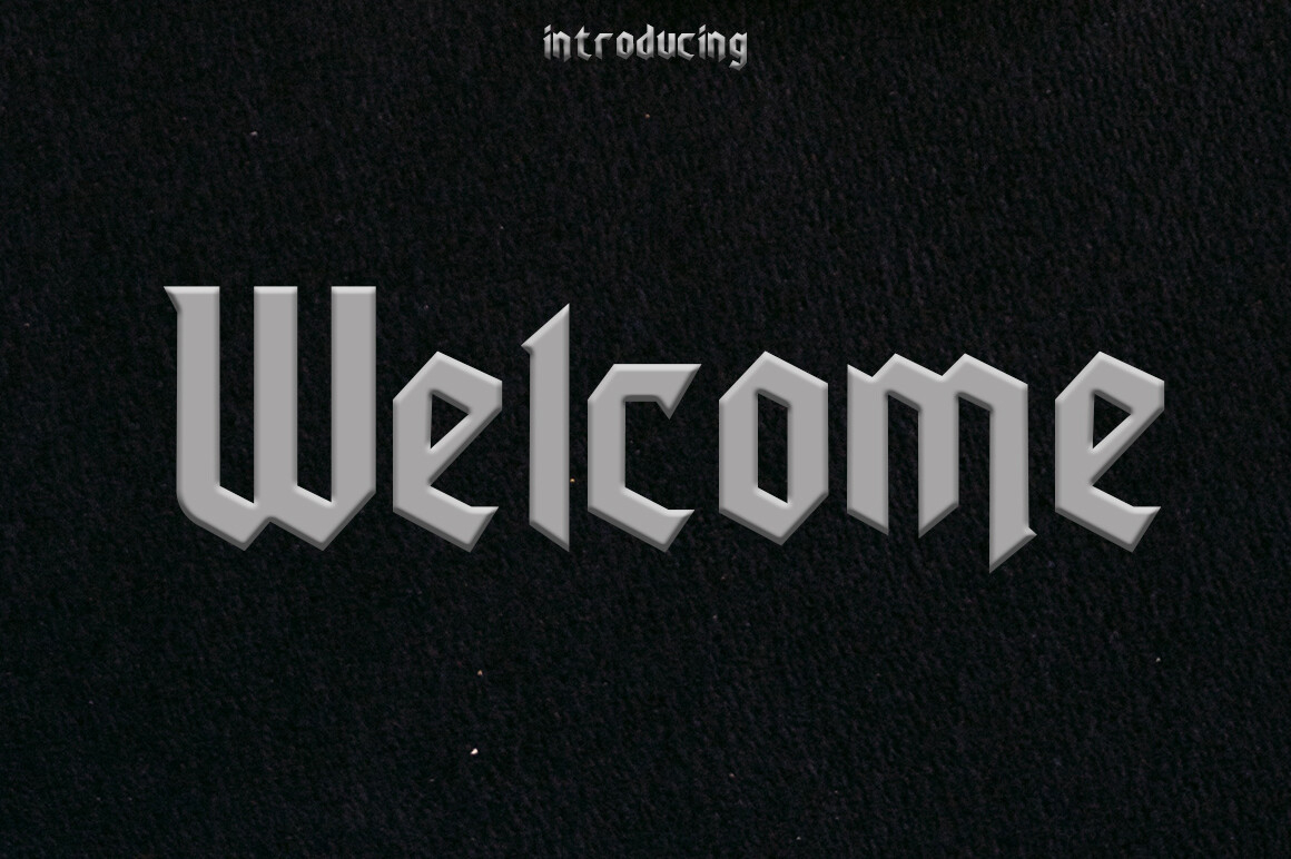 Welcome Font