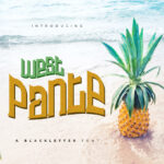 West Pante Font Poster 3