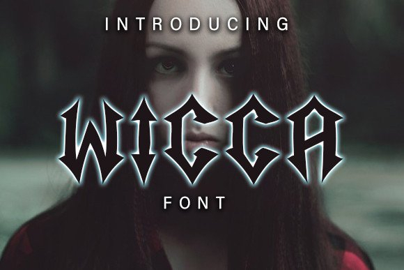 Wicca Font Poster 1