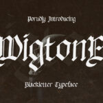 Wigtone Font Poster 3