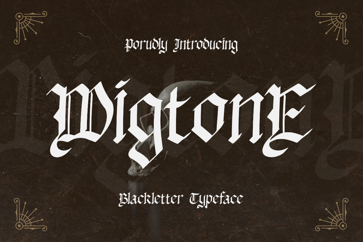 Wigtone Font Poster 1