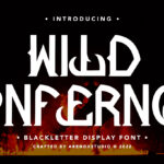 Wild Inferno Font Poster 3