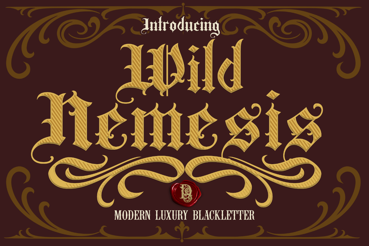 Wild Nemesis Font Poster 1