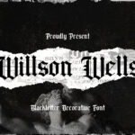 Wilson Wells Font Poster 3