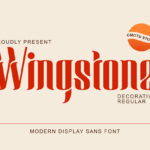 Wingstone Font Poster 3