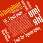 Wingstone Font Poster 9