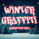 Winter Graffiti Font Poster 3