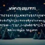 Winter Graffiti Font Poster 7