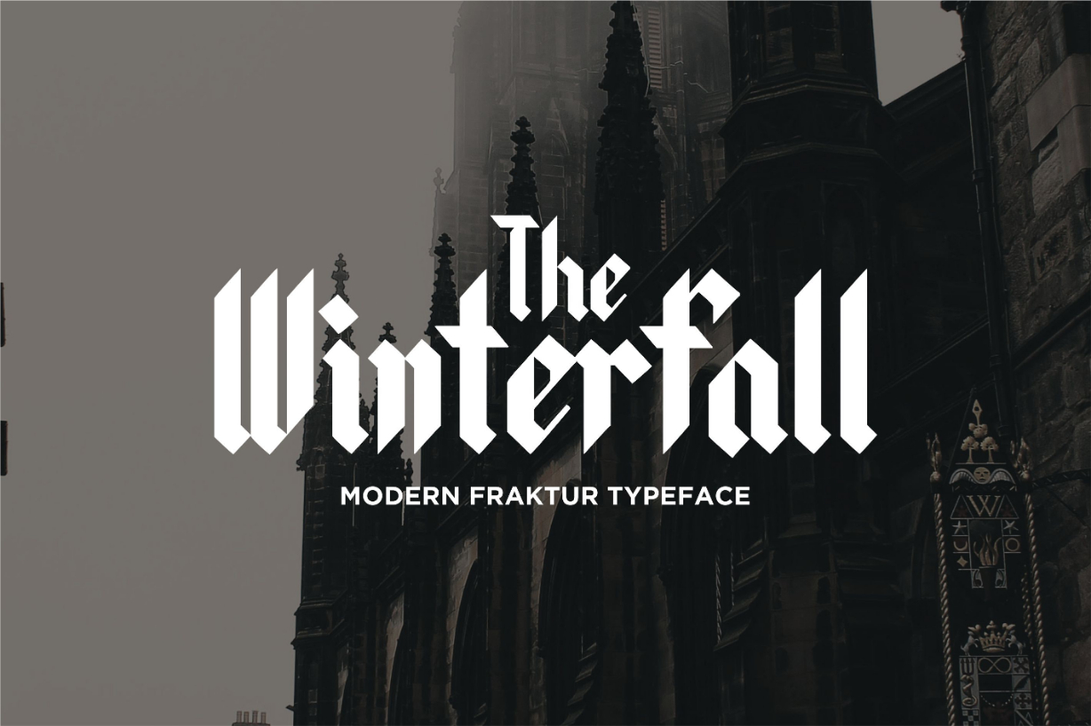 Winterfall Font Poster 1