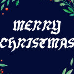 With Christmas Font Poster 2