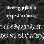 Wobbly Gothic Font Poster 4