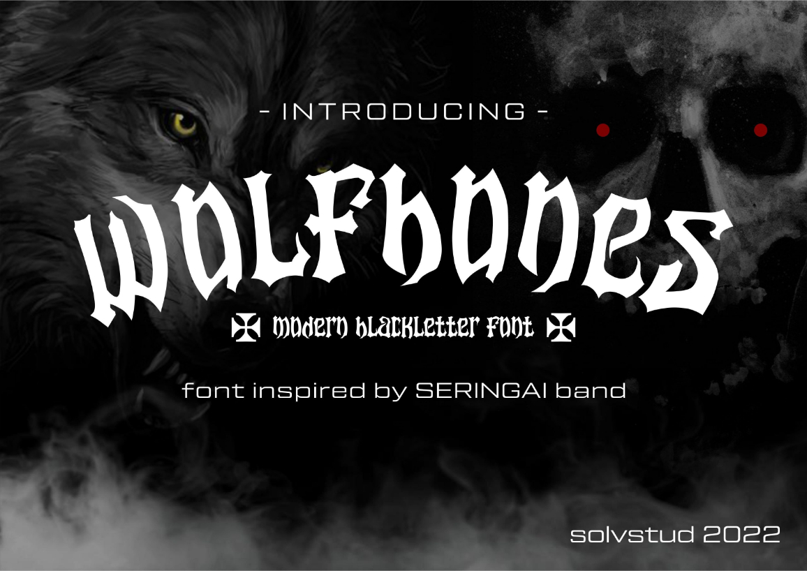 Wolfbones Font Poster 1