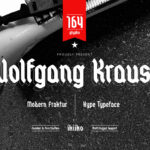 Wolfgang Krauss Font Poster 3