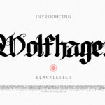 Wolfhagen Font Poster 3