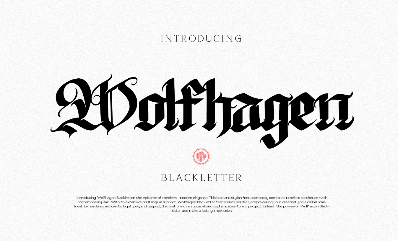 Wolfhagen Font