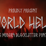 World Hell Font Poster 1