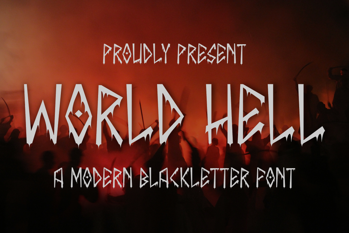 World Hell Font Poster 1